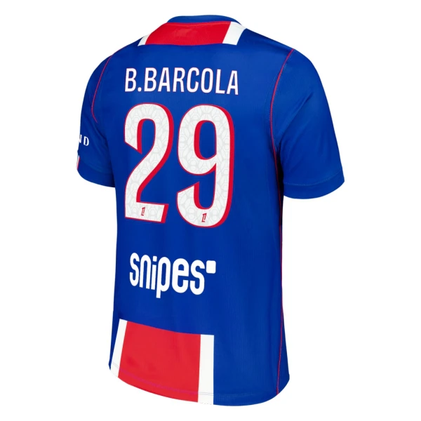 Camiseta Paris Saint-Germain Bradley Barcola 29 Niños 1ª Equipación 26/27