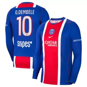 Camiseta Paris Saint-Germain Ousmane Dembélé 10 Hombre 1ª Equipación 26/27 Manga Larga
