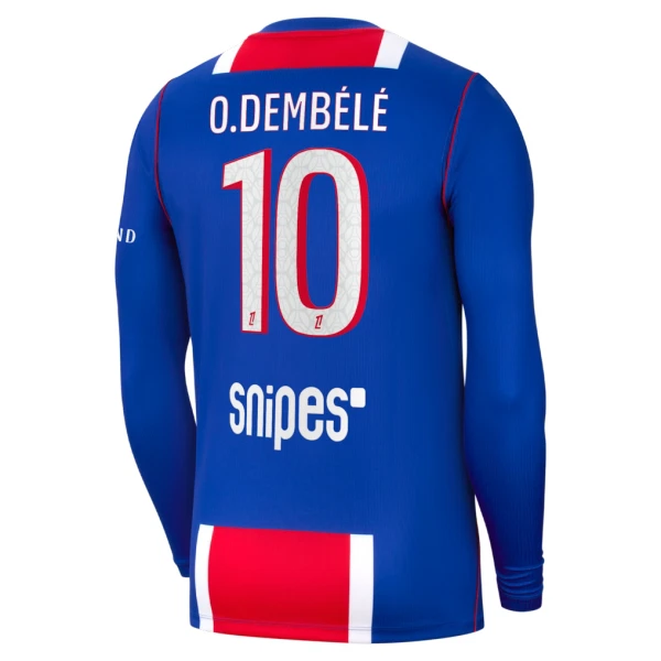 Camiseta Paris Saint-Germain Ousmane Dembélé 10 Hombre 1ª Equipación 26/27 Manga Larga
