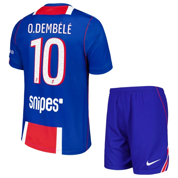 Camiseta Paris Saint-Germain Ousmane Dembélé 10 Niños 1ª Equipación 26/27