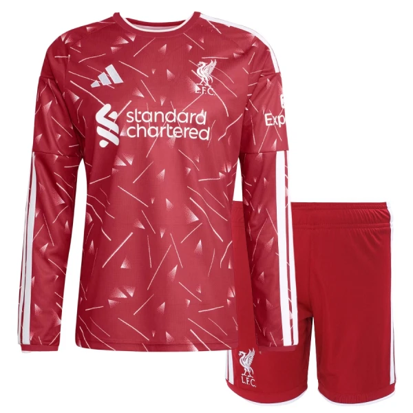 Camiseta Liverpool Niños 1ª Equipación 26/27 Manga Larga Camiseta Liverpool Niños 1ª Equipación 26/27 Manga Larga