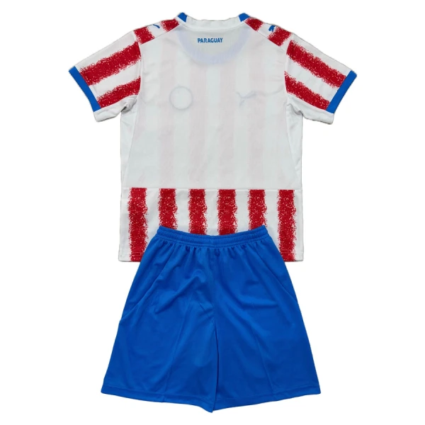 Camiseta Paraguay Niños 1ª Equipación Mundial 2026