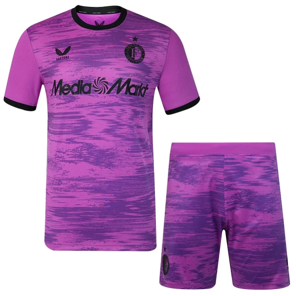 Camiseta Portero Feyenoord Rotterdam Niños 26/27 Púrpura