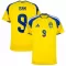 Camiseta Suecia Isak 9 Hombre 1ª Equipación Mundial 2026