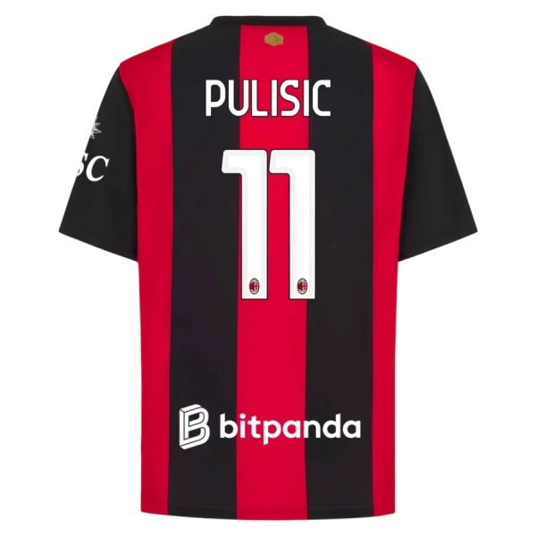 Camiseta AC Milan Christian Pulišić 11 Hombre 1ª Equipación 26/27 Camiseta AC Milan Christian Pulišić 11 Hombre 1ª Equipación 26/27