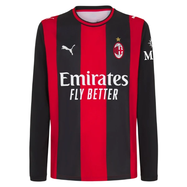 Camiseta AC Milan Hombre 1ª Equipación 26/27 Manga Larga Camiseta AC Milan Hombre 1ª Equipación 26/27 Manga Larga