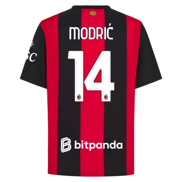 Camiseta AC Milan Luka Modrić 14 Hombre 1ª Equipación 26/27 Camiseta AC Milan Luka Modrić 14 Hombre 1ª Equipación 26/27