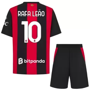 Camiseta AC Milan Rafael Leão 10 Niños 1ª Equipación 26/27