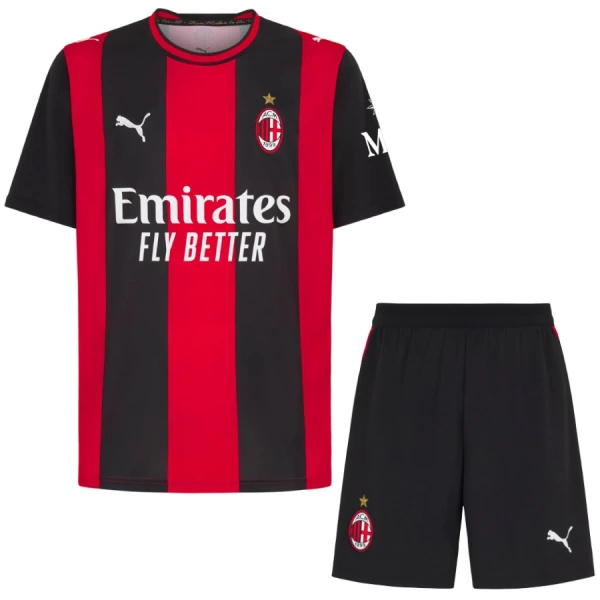 Camiseta AC Milan Rafael Leão 10 Niños 1ª Equipación 26/27