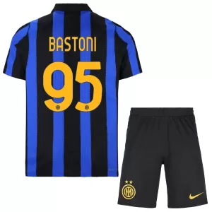 Camiseta Inter de Milán Bastoni 95 Niños 1ª Equipación 26/27