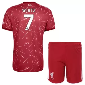 Camiseta Liverpool Florian Wirtz 7 Niños 1ª Equipación 26/27