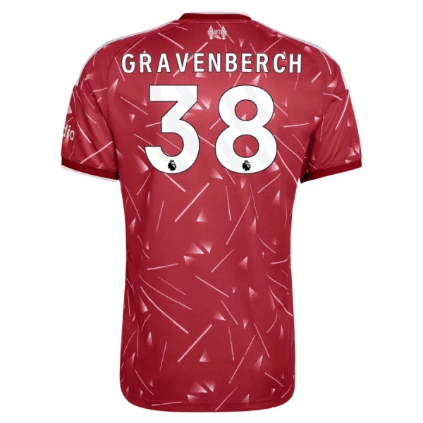Camiseta Liverpool Gravenberch 38 Hombre 1ª Equipación 26/27 Camiseta Liverpool Gravenberch 38 Hombre 1ª Equipación 26/27