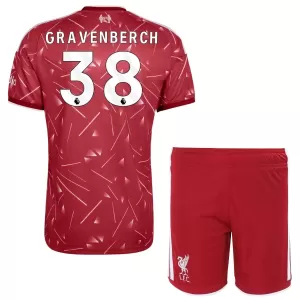 Camiseta Liverpool Gravenberch 38 Niños 1ª Equipación 26/27