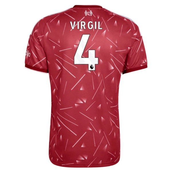 Camiseta Liverpool Virgil van Dijk 4 Niños 1ª Equipación 26/27