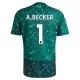 Camiseta Portero Liverpool Alisson Becker 1 Hombre 1ª Equipación 26/27 Verde