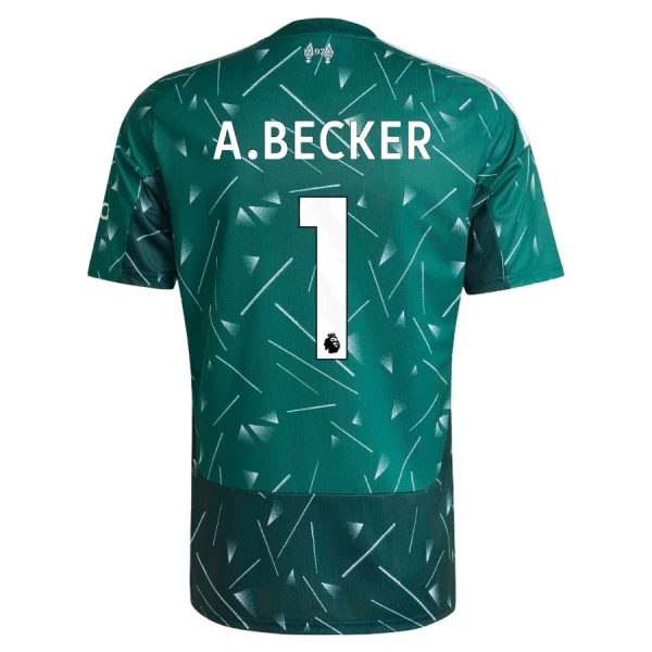 Camiseta Portero Liverpool Alisson Becker 1 Niños 1ª Equipación 26/27 Verde