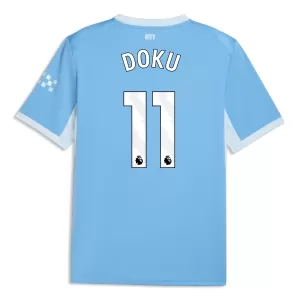 Camiseta Manchester City Jérémy Doku 11 Hombre 1ª Equipación 26/27