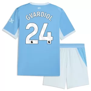 Camiseta Manchester City Josko Gvardiol 24 Niños 1ª Equipación 26/27