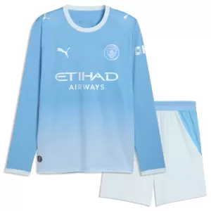 Camiseta Manchester City Niños 1ª Equipación 26/27 Manga Larga