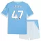 Camiseta Manchester City Phil Foden 47 Niños 1ª Equipación 26/27