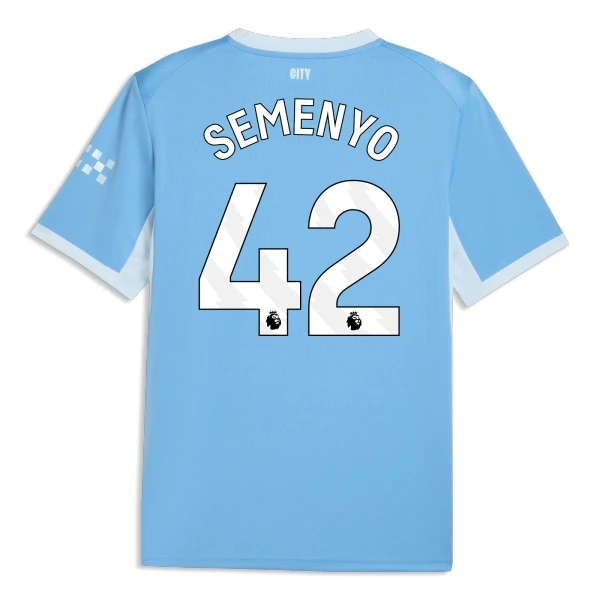Camiseta Manchester City Semenyo 42 Hombre 1ª Equipación 26/27 Camiseta Manchester City Semenyo 42 Hombre 1ª Equipación 26/27