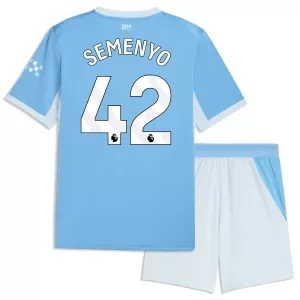 Camiseta Manchester City Semenyo 42 Niños 1ª Equipación 26/27