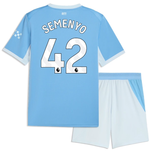 Camiseta Manchester City Semenyo 42 Niños 1ª Equipación 26/27