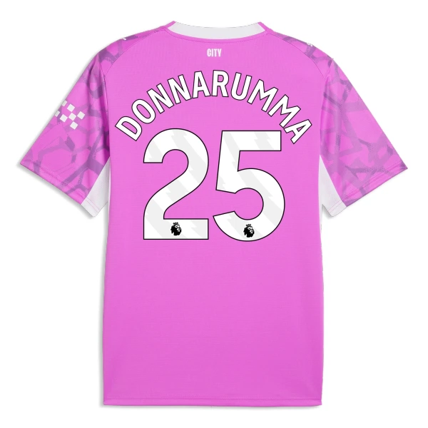 Camiseta Portero Manchester City Gianluigi Donnarumma 25 Hombre 2ª Equipación 26/27 Rosa Camiseta Portero Manchester City Gianluigi Donnarumma 25 Hombre 2ª Equipación 26/27 Rosa