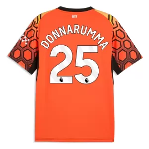 Camiseta Portero Manchester City Gianluigi Donnarumma 25 Hombre 3ª Equipación 26/27 Naranja