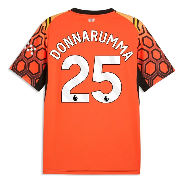 Camiseta Portero Manchester City Gianluigi Donnarumma 25 Hombre 3ª Equipación 26/27 Naranja Camiseta Portero Manchester City Gianluigi Donnarumma 25 Hombre 3ª Equipación 26/27 Naranja