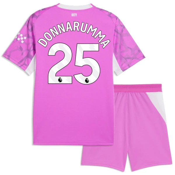 Camiseta Portero Manchester City Gianluigi Donnarumma 25 Niños 2ª Equipación 26/27 Rosa Camiseta Portero Manchester City Gianluigi Donnarumma 25 Niños 2ª Equipación 26/27 Rosa