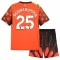 Camiseta Portero Manchester City Gianluigi Donnarumma 25 Niños 3ª Equipación 26/27 Naranja