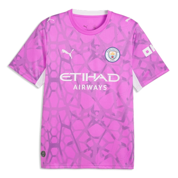 Camiseta Portero Manchester City Hombre 2ª Equipación 26/27 Rosa Camiseta Portero Manchester City Hombre 2ª Equipación 26/27 Rosa