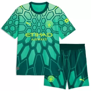 Camiseta Portero Manchester City Niños 1ª Equipación 26/27 Verde