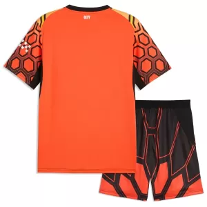 Camiseta Portero Manchester City Niños 3ª Equipación 26/27 Naranja