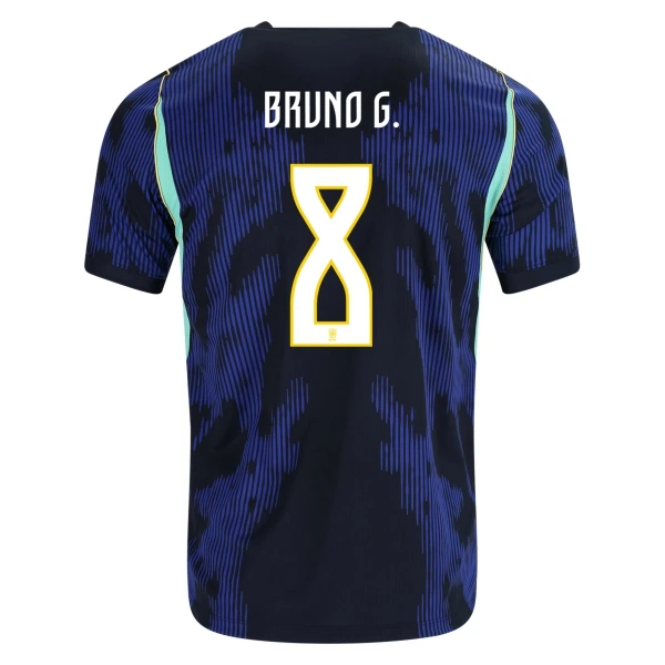 Camiseta Brasil Bruno Guimaraes 8 Hombre 2ª Equipación Mundial 2026 Camiseta Brasil Bruno Guimaraes 8 Hombre 2ª Equipación Mundial 2026