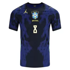 Camiseta Brasil Bruno Guimaraes 8 Hombre 2ª Equipación Mundial 2026