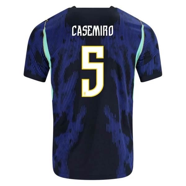 Camiseta Brasil Casemiro 5 Hombre 2ª Equipación Mundial 2026