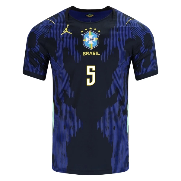 Camiseta Brasil Casemiro 5 Hombre 2ª Equipación Mundial 2026