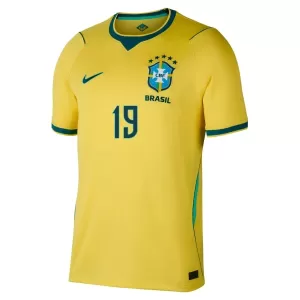 Camiseta Brasil Endrick 19 Hombre 1ª Equipación Mundial 2026