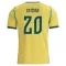 Camiseta Brasil Estevao 20 Hombre 1ª Equipación Mundial 2026
