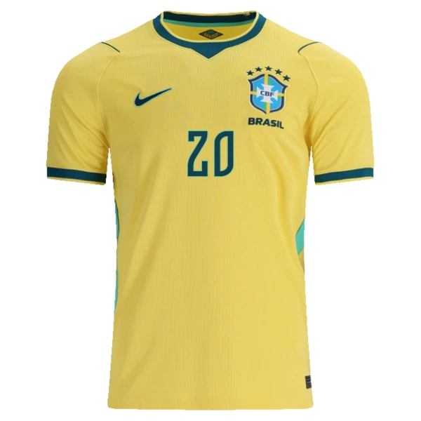 Camiseta Brasil Estevao 20 Hombre 1ª Equipación Mundial 2026