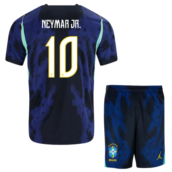 Camiseta Brasil Neymar JR 10 Niños 2ª Equipación Mundial 2026 Camiseta Brasil Neymar JR 10 Niños 2ª Equipación Mundial 2026