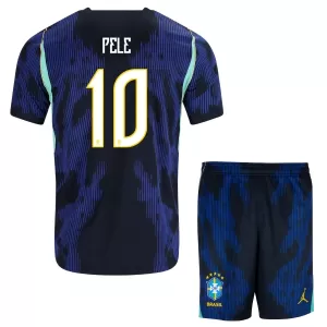 Camiseta Brasil Pele 10 Niños 2ª Equipación Mundial 2026