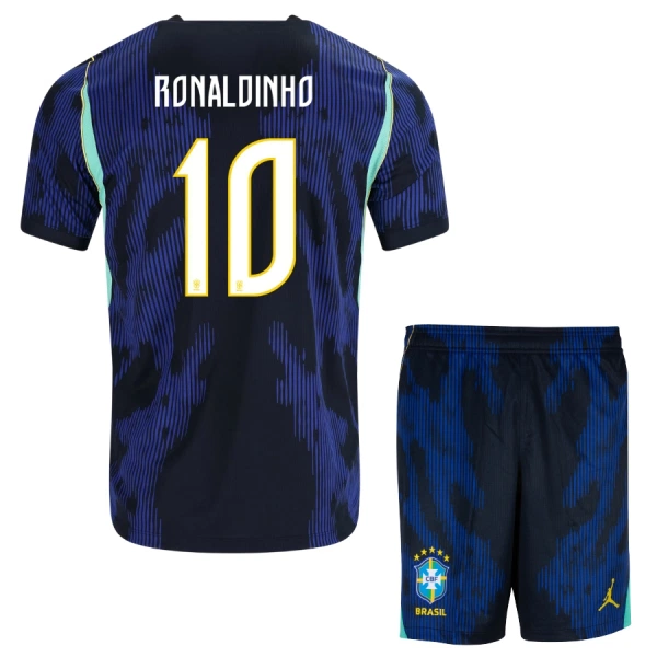 Camiseta Brasil Ronaldinho 10 Niños 2ª Equipación Mundial 2026 Camiseta Brasil Ronaldinho 10 Niños 2ª Equipación Mundial 2026