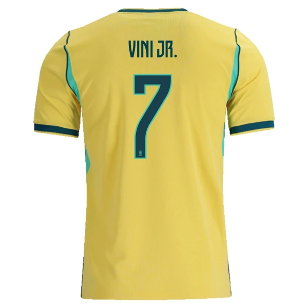 Camiseta Brasil Vinicius Junior 7 Hombre 1ª Equipación Mundial 2026 Camiseta Brasil Vinicius Junior 7 Hombre 1ª Equipación Mundial 2026