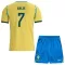 Camiseta Brasil Vinicius Junior 7 Niños 1ª Equipación Mundial 2026