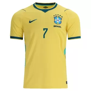 Camiseta Brasil Vinicius Junior 7 Niños 1ª Equipación Mundial 2026