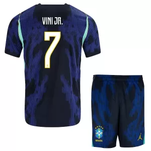 Camiseta Brasil Vinicius Junior 7 Niños 2ª Equipación Mundial 2026