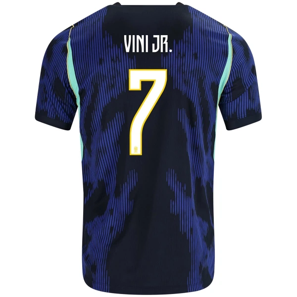 Camiseta Brasil Vinicius Junior 7 Niños 2ª Equipación Mundial 2026
